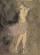 Marie Laurencin The woman wearing the blue skirt oil painting